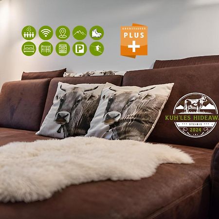 Kuh'Les Hideaway Steibis 3-Zimmer Ferienwohnung 55 M² Oberstaufen Kültér fotó