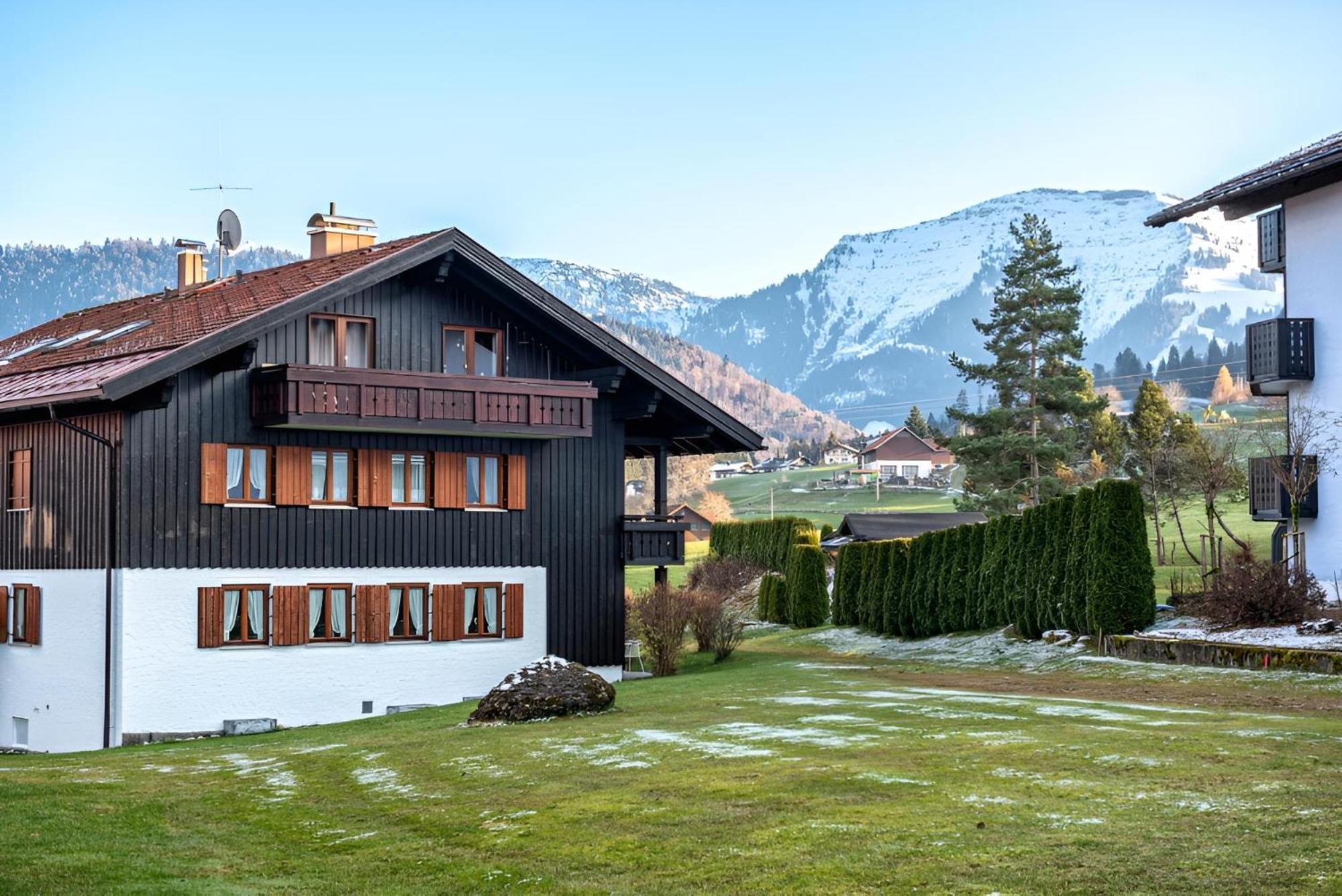 Kuh'Les Hideaway Steibis 3-Zimmer Ferienwohnung 55 M² Oberstaufen Kültér fotó